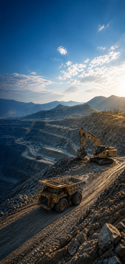 Mining operations and site detail